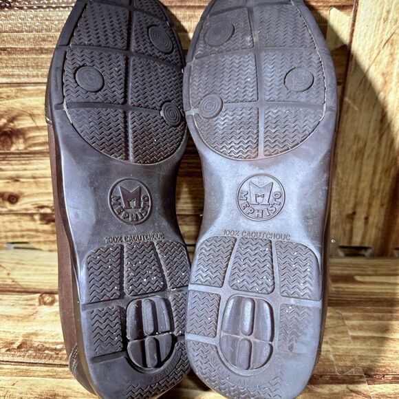 Mephisto Cool Air Men's 10.5 Loafers Brown Leather Slip On Casual Shoes - Picture 6 of 8